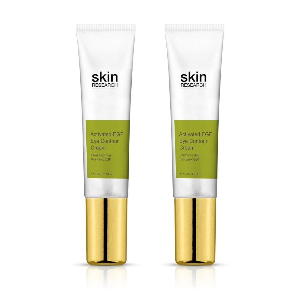 skin chemist Skin Research Activated EGF Eye Contour Cream 15ml Twin Value Savings