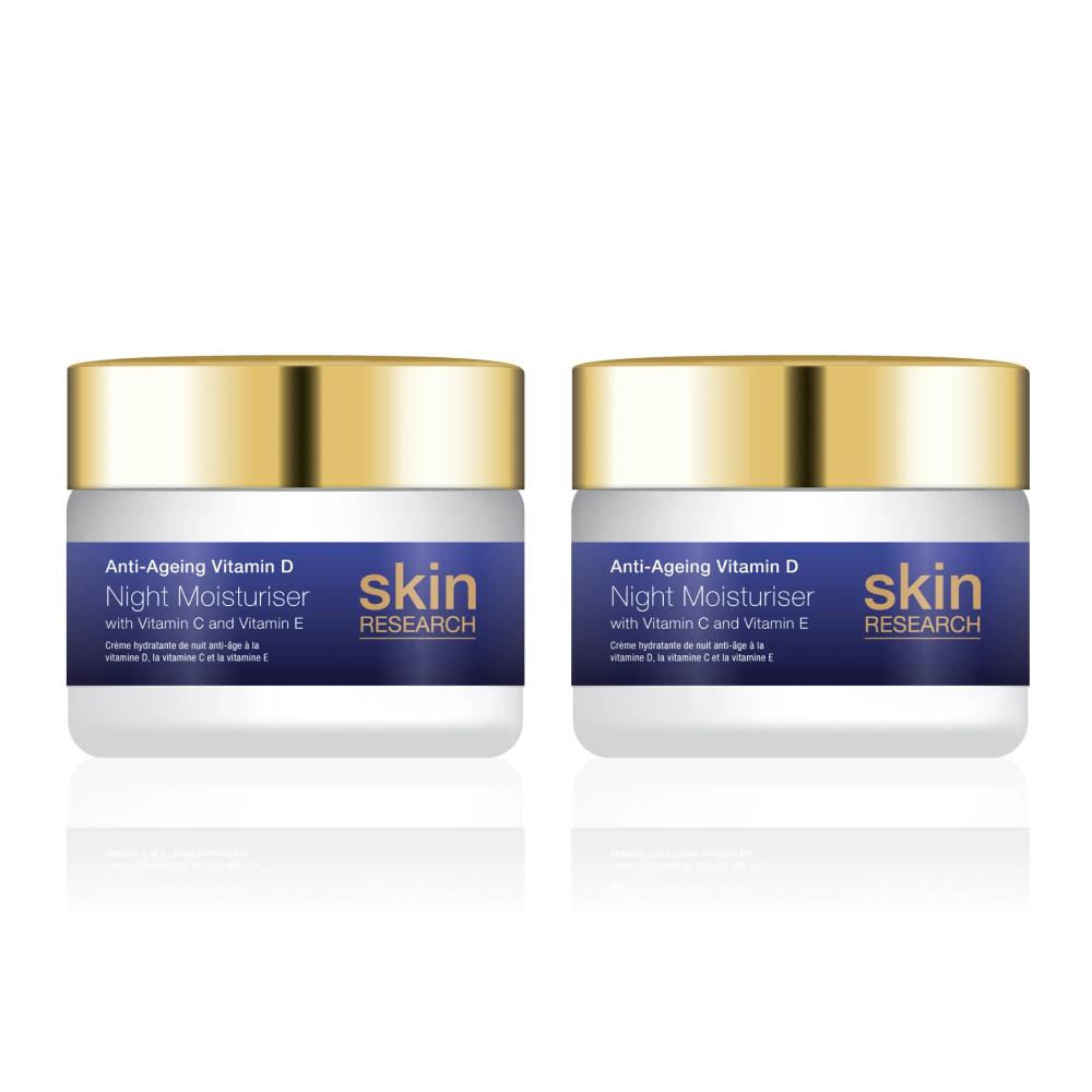 skin chemist Skin Research Anti-Ageing Vitamin D Hyaluronic Acid & Vitamin C Night