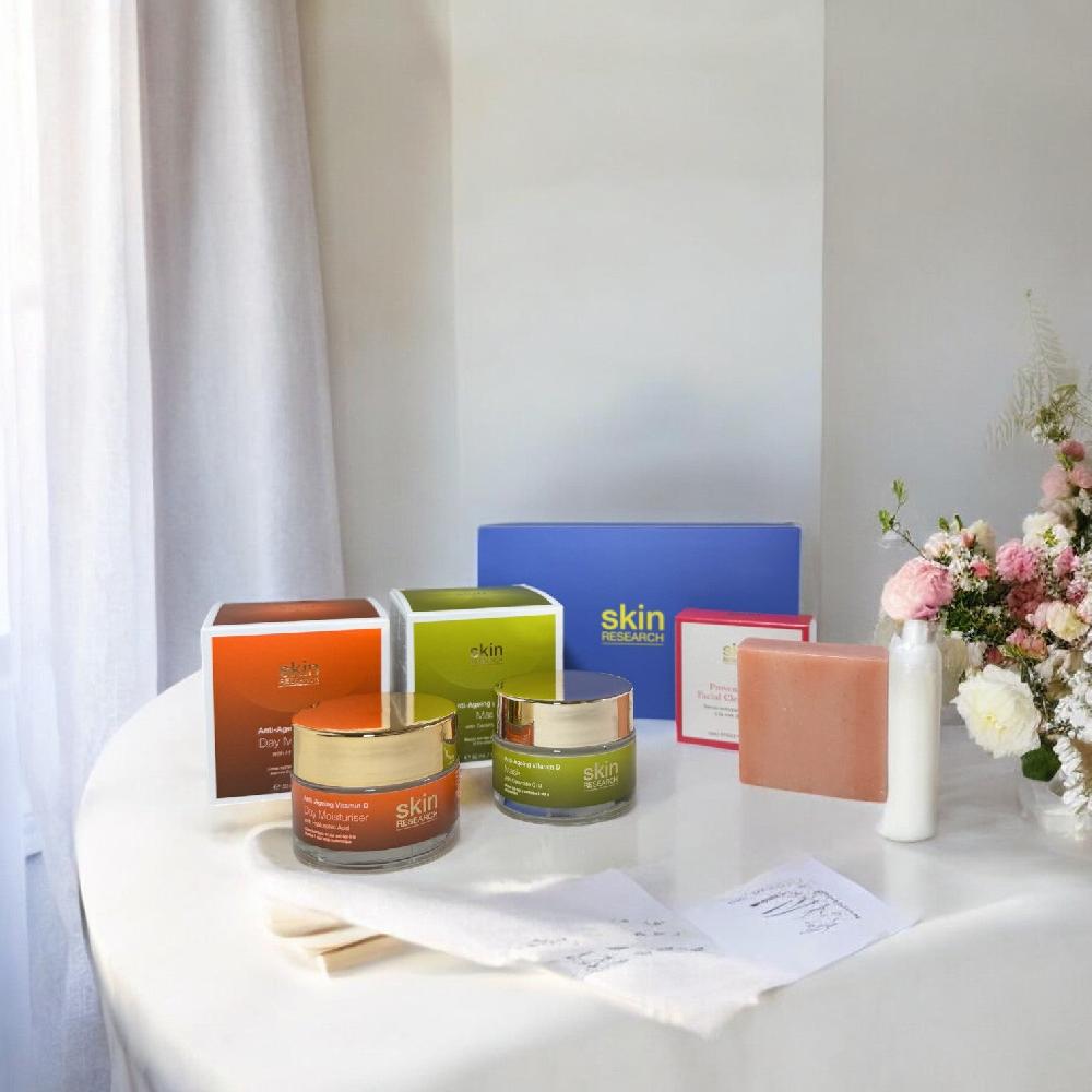 skin chemist Skin Research Anti-Ageing Vitamin D Skincare Gift Set