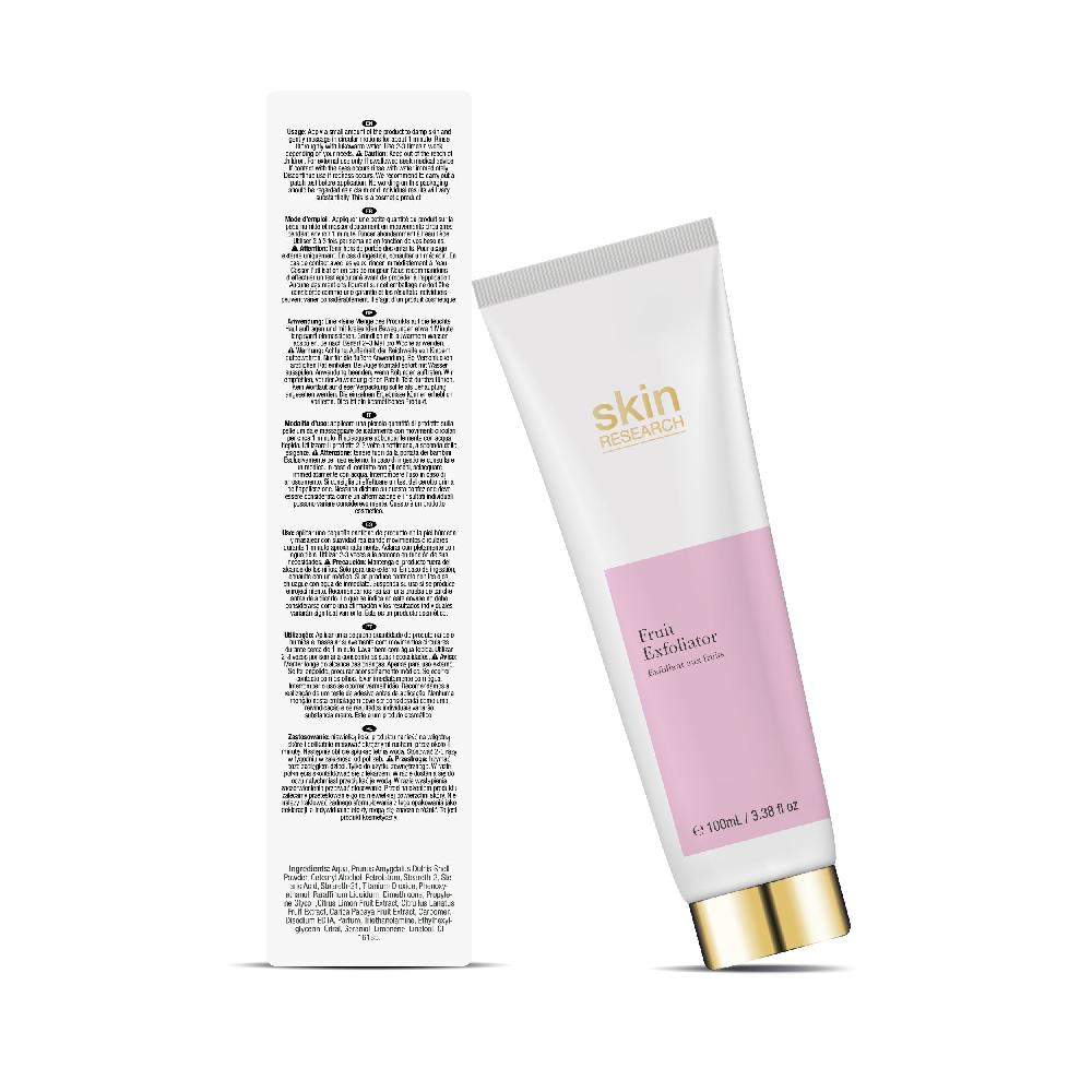 Skin Chemist Skin Research Fruit Face Exfoliator 100ml Twin Value Savings Pack