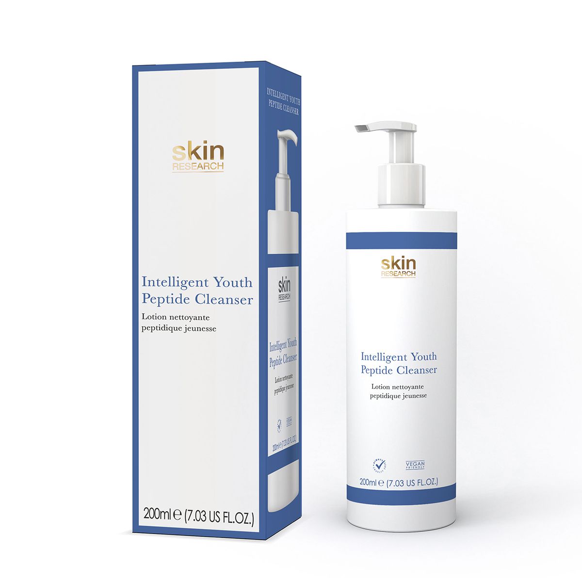 Skin Chemist Skin Research Youth Peptide Cleanser 200ml Twin Value Savings Pack