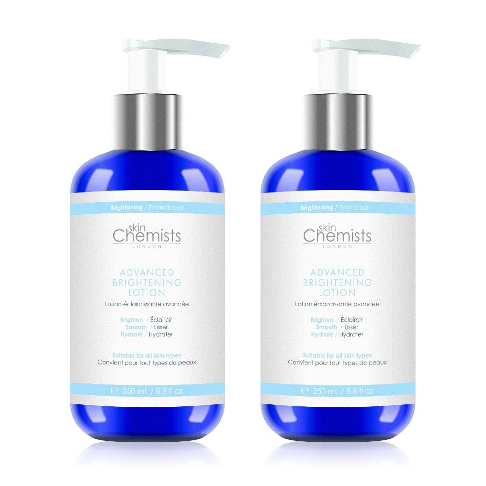 skin chemist skinChemists Advanced Brightening Lotion 250ml Twin Value Savings Pack