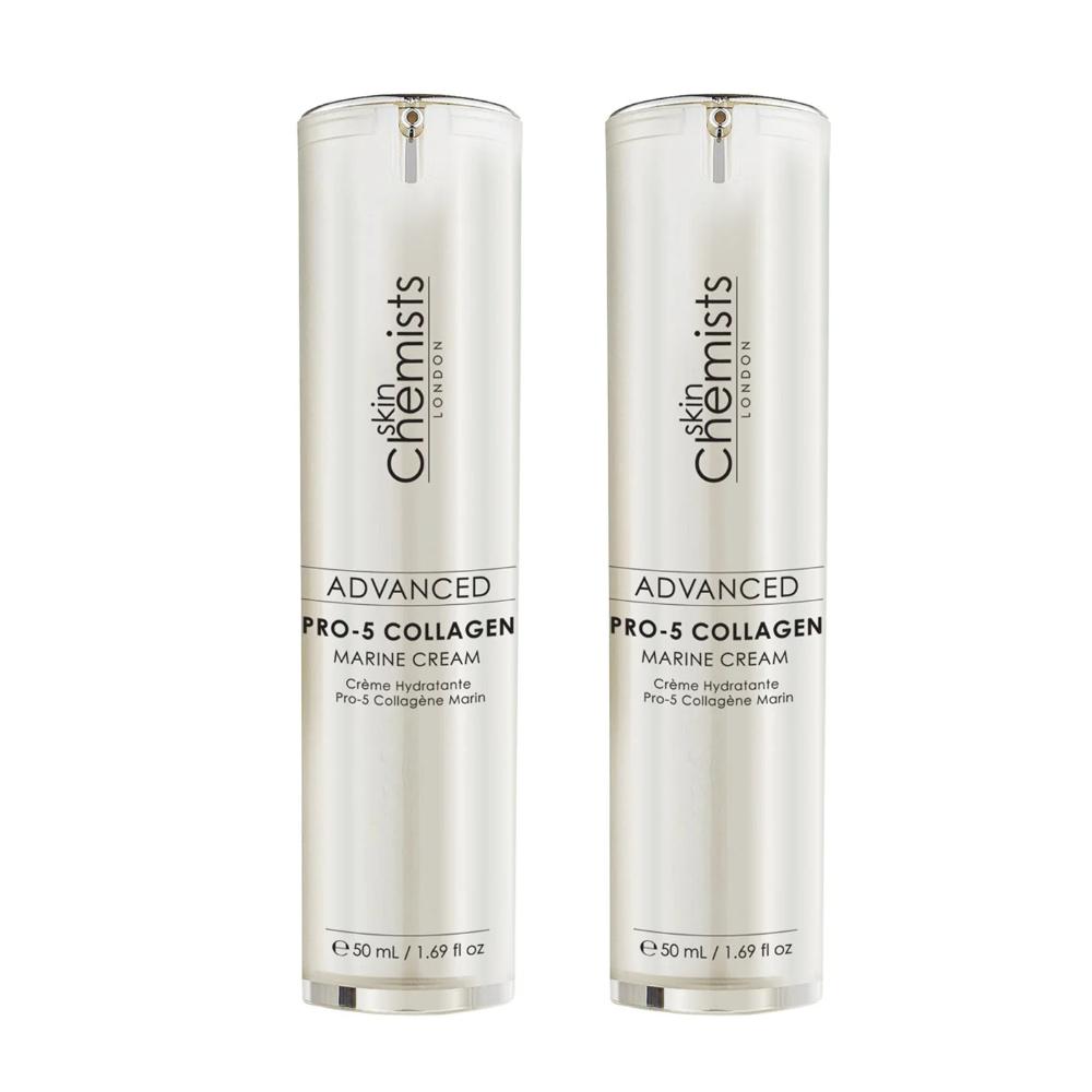 skin chemist skinChemists Advanced Pro-5 Collagen Marine Cream 50ml Twin Value Savi