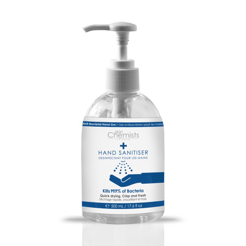 Skin Chemist SkinChemists Face Masks (x 10) & Hand Sanitiser 500ml