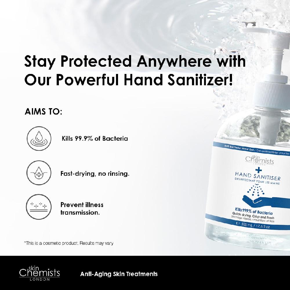 Skin Chemist SkinChemists Hand Sanitiser 500ml Pack Of 48