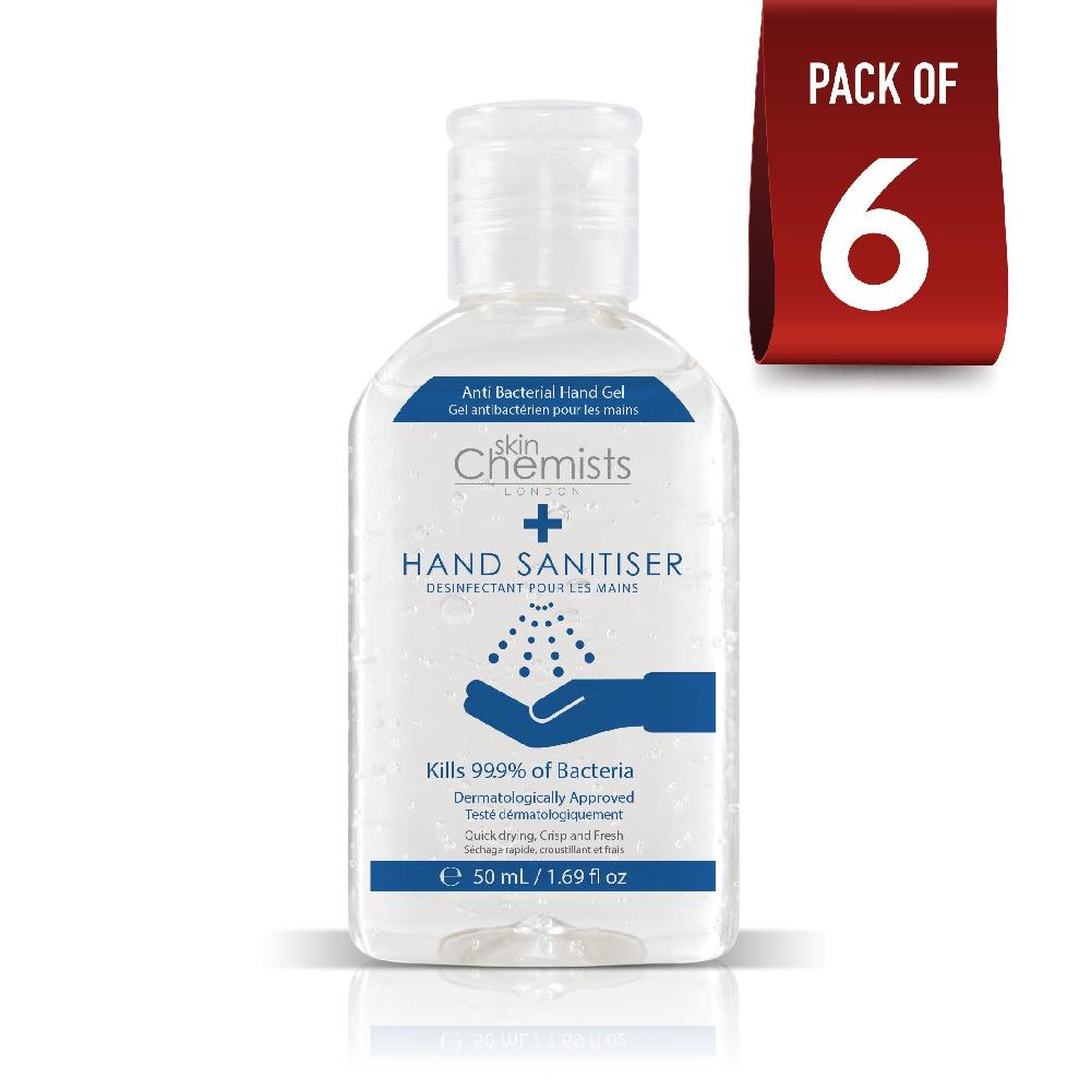 skin chemist skinChemists Hand Sanitiser 50ml Pack Of 6