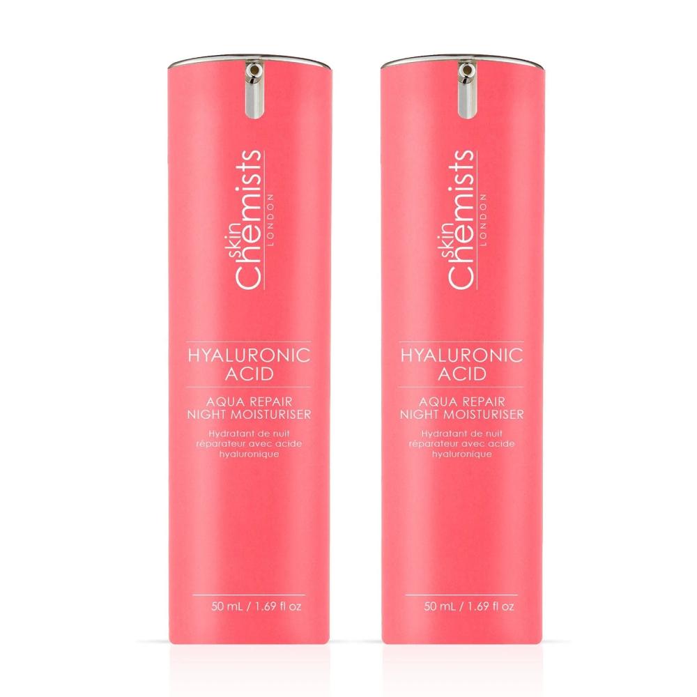skin chemist skinChemists Hyaluronic Acid Aqua Repair Night Moisturiser 50ml Twin V