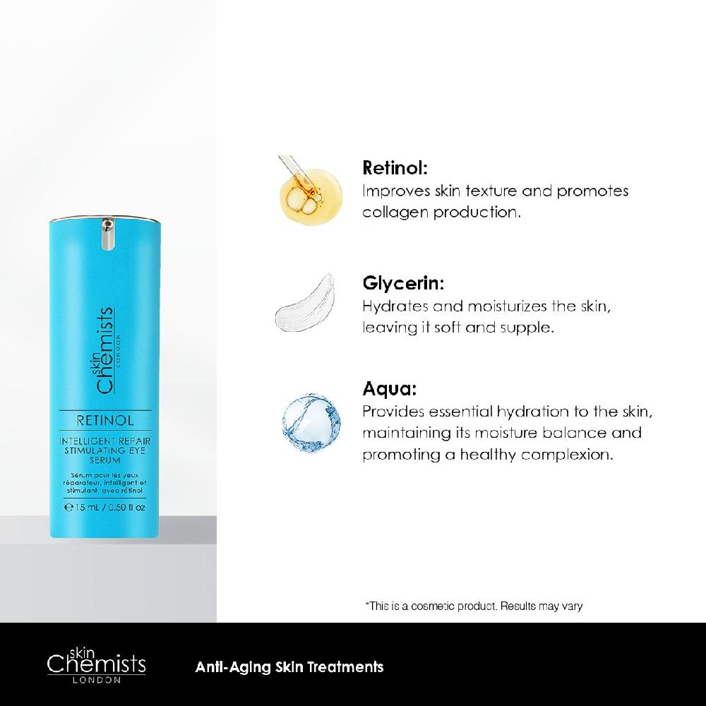 Skin Chemist SkinChemists Retinol Intelligent Repair Stimulating Eye Serum 15ml Twi
