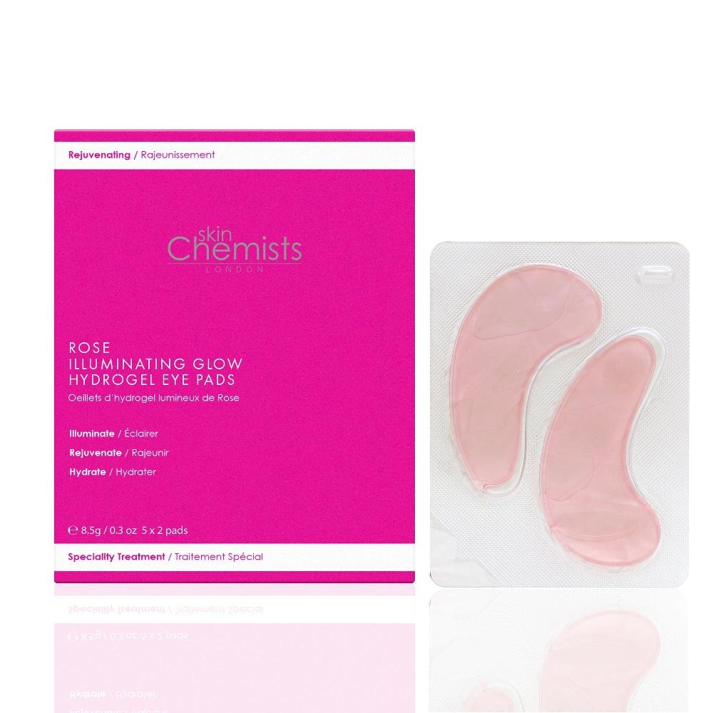 Skin Chemist SkinChemists Rose Illuminating Glow Hydrogel Eye Pads (5 X 2) Twin Val