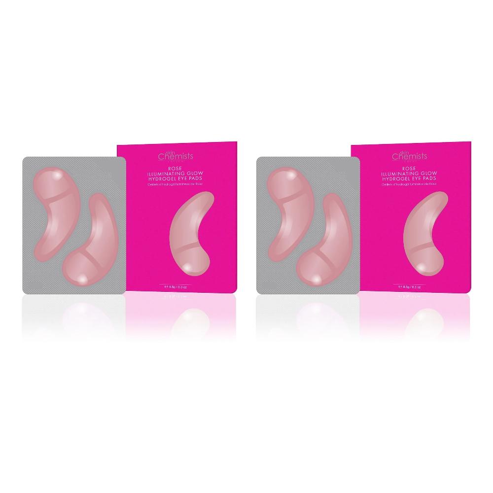 skin chemist skinChemists Rose Illuminating Glow Hydrogel Eye Pads (1 x 2) Twin Val