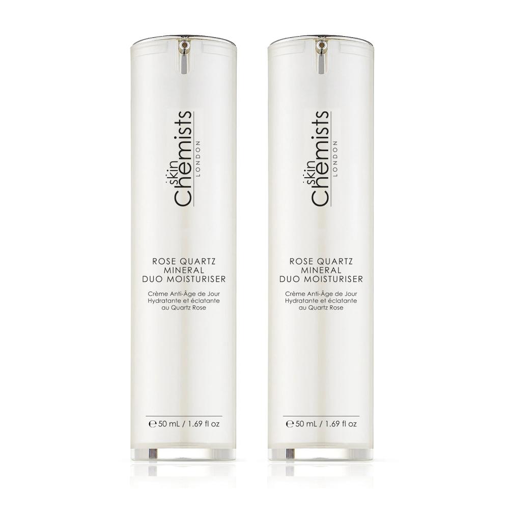 skin chemist skinChemists Rose Quartz Duo Moisturiser 50ml Twin Value Savings Pack