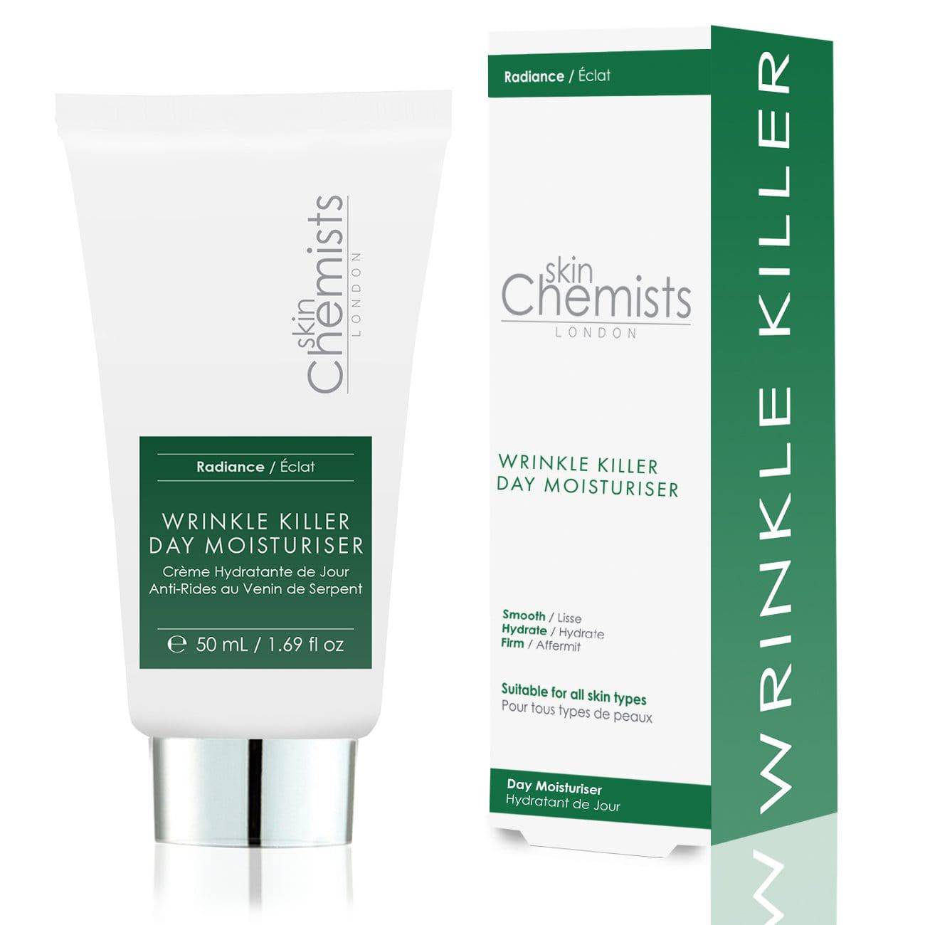 Skin Chemist SkinChemists Wrinkle Killer Day Moisturiser 50ml Twin Value Savings Pa