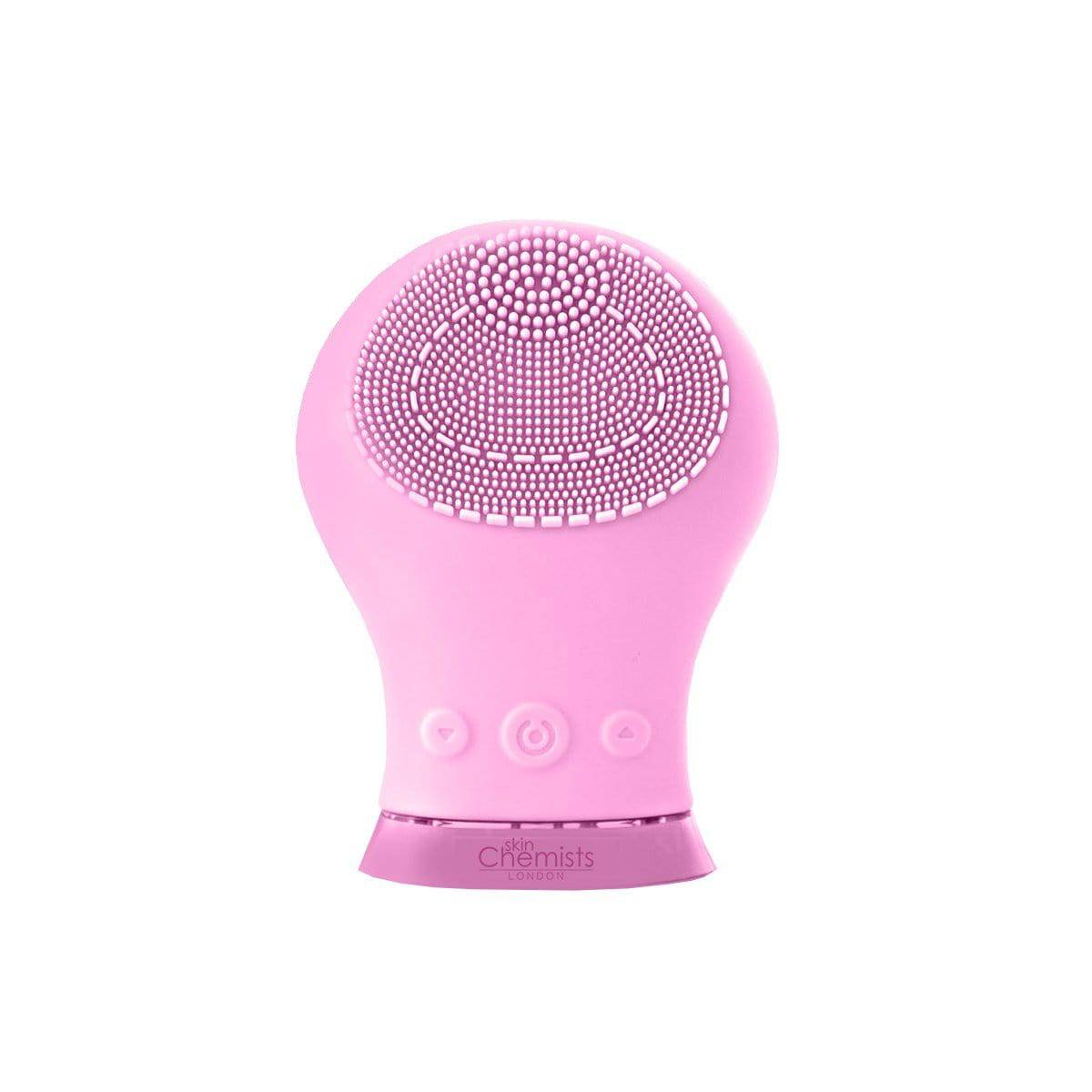Skin Chemist Sonic Silicone Facial Cleansing Massager Pink