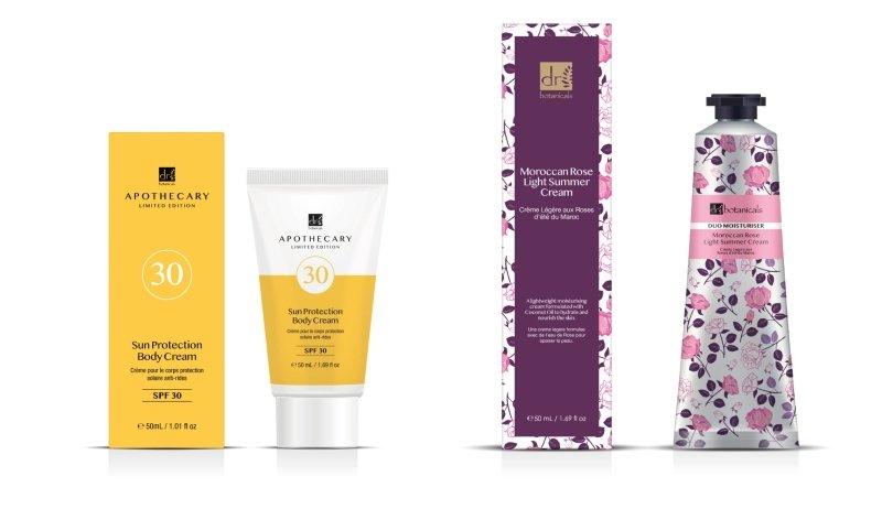 skin chemist SPF 30 Moroccan Rose Light Summer Body Kit