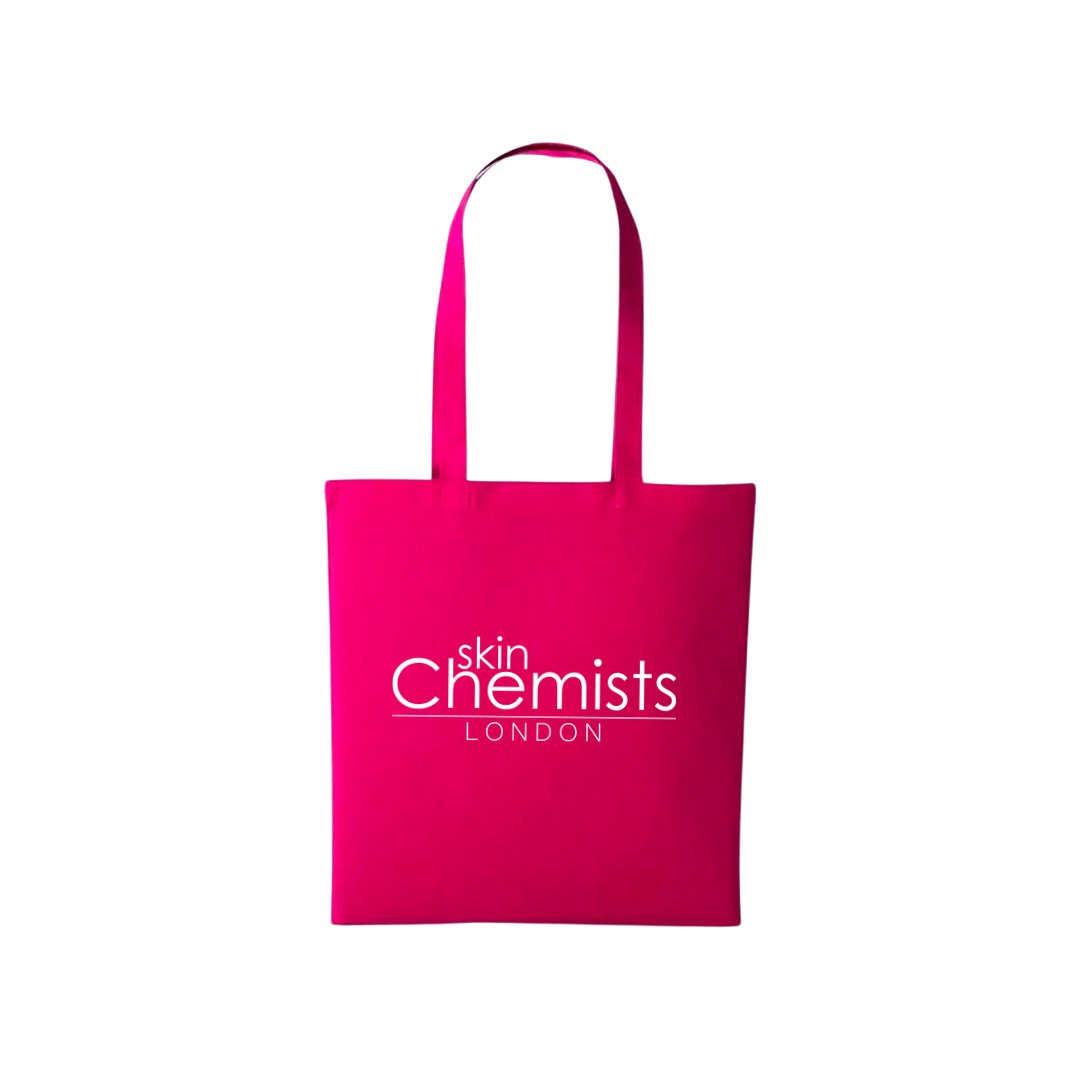 skin chemist The skincare experts - Dark Pink Tote Bag