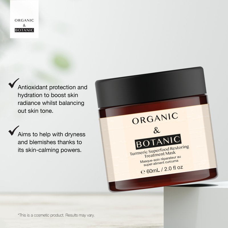 Skin Chemist Turmeric Superfood Restoring Treatment Mask 60ml