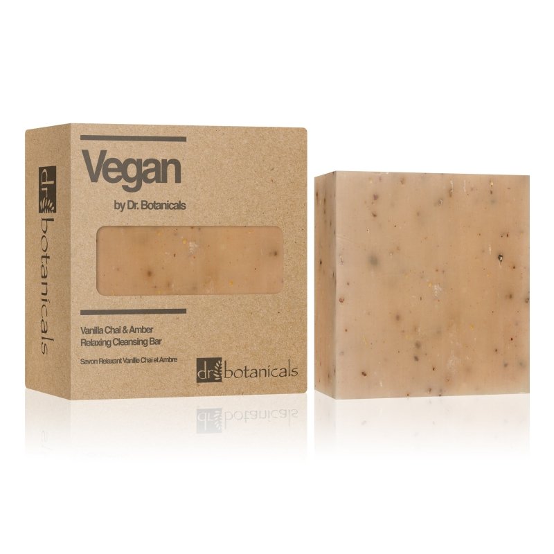 Skin Chemist Vanilla Chai & Amber Relaxing Cleansing Bar + Champagne Radiance Clean