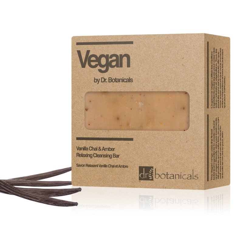 Skin Chemist Vanilla Chai & Amber Relaxing Cleansing Bar + Champagne Radiance Clean
