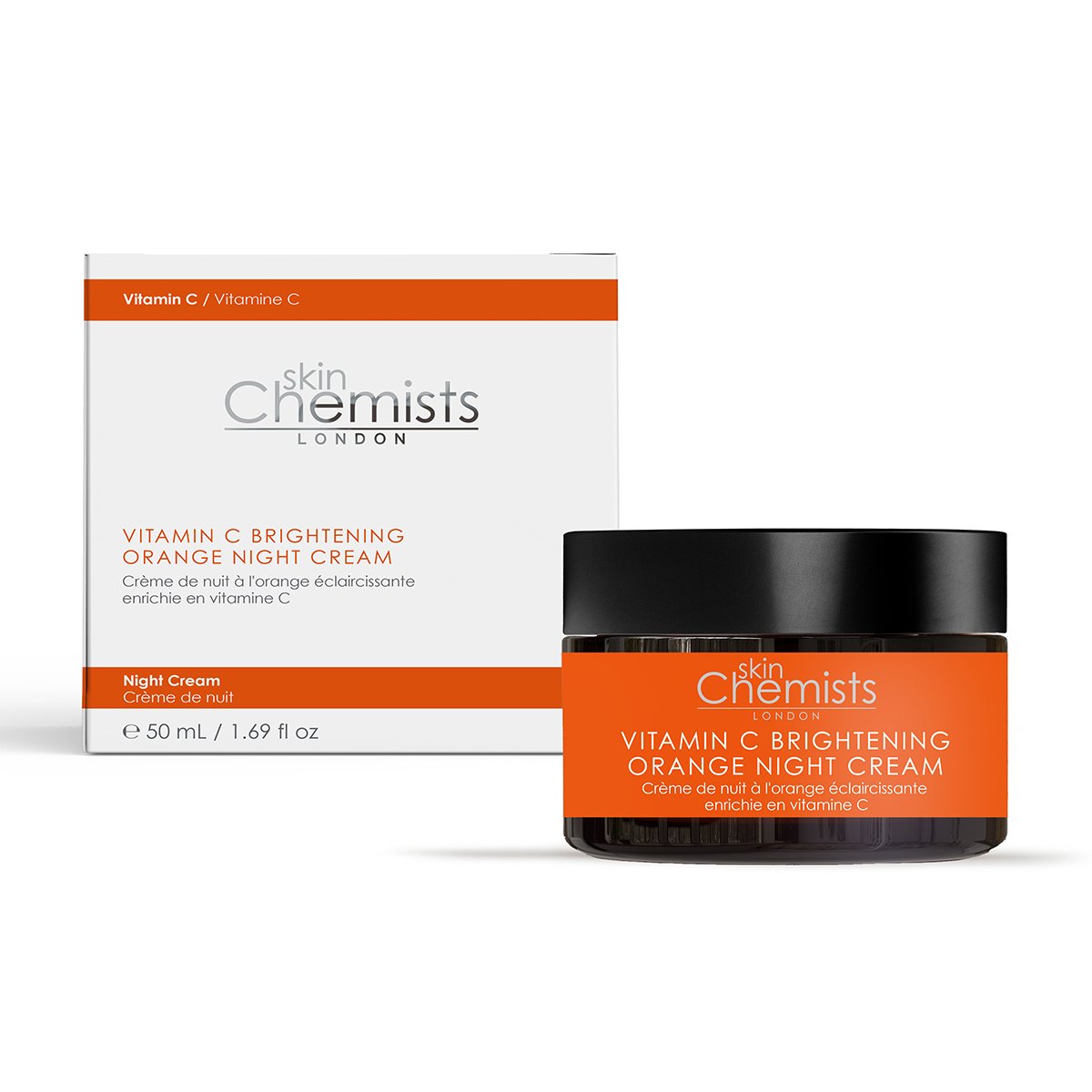 Skin Chemist Vitamin C Brightening Orange Day Cream And Night Moisturiser