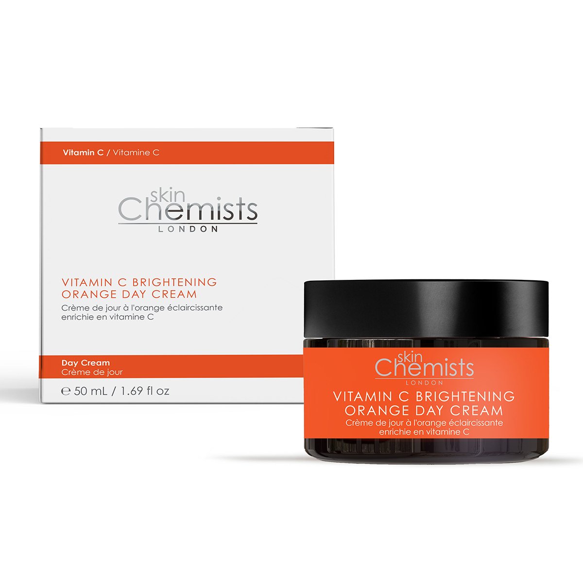 Skin Chemist Vitamin C Brightening Orange Day Cream And Night Moisturiser