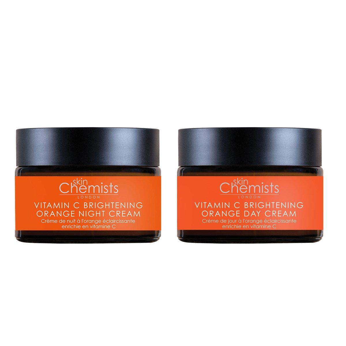 skin chemist Vitamin C Brightening Orange Day Cream and Night Moisturiser