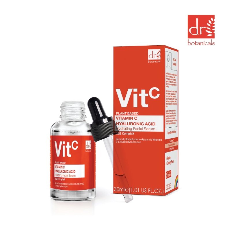 Skin Chemist Vitamin C & Hyaluronic Acid Anti-ageing Facial Serum 30ml + Vitamin C