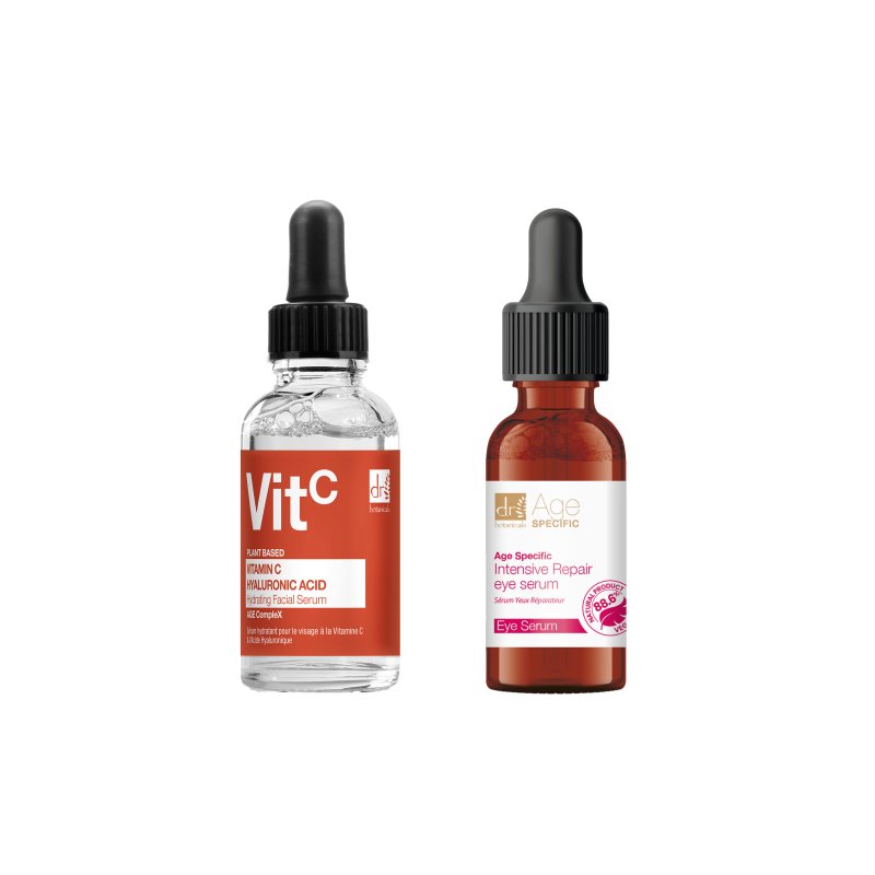 skin chemist Vitamin C & Hyaluronic Acid Anti-ageing Facial Serum 30ml + Vitamin C