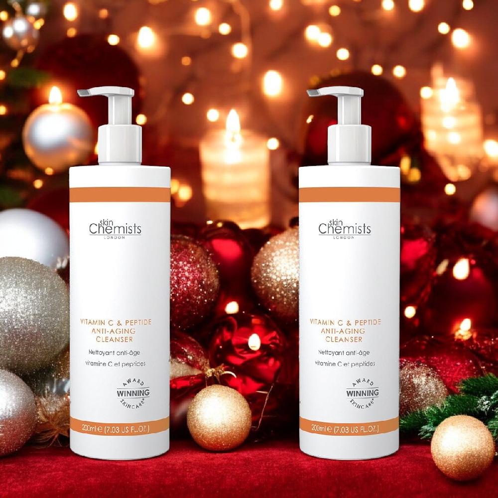 Skin Chemist Vitamin C & Peptide Cleanser Duo Pack 2 X 200ml