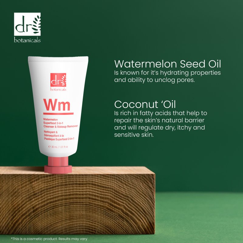 Skin Chemist Watermelon 2-In-1 Cleanser & Makeup Remover 30ml