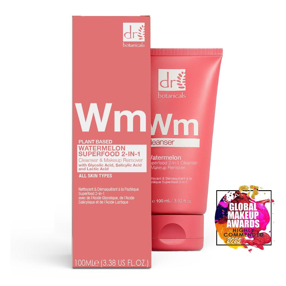 skin chemist Watermelon Superfood 2-in-1 Cleanser & Makeup Remover 100ml with Glyco