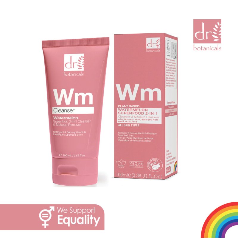 Skin Chemist Watermelon Superfood 2-in-1 Cleanser & Makeup Remover With Glycolic Ac