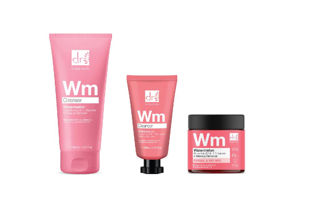 skin chemist Watermelon Superfood 2-in-1 Cleanser & Makeup Remover Trio