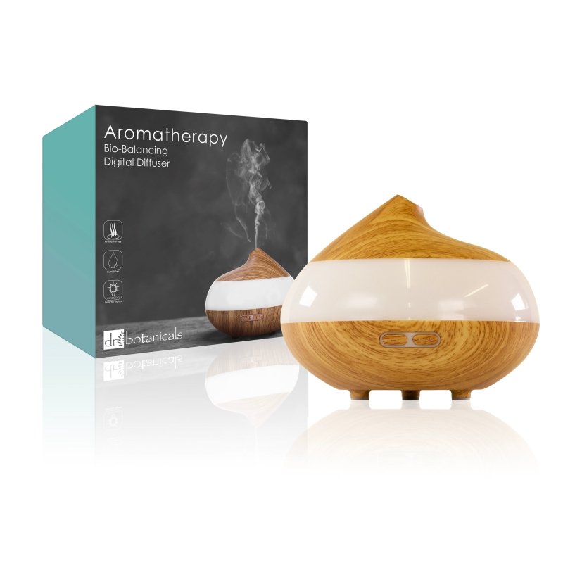 Skin Chemist Wooden Aroma Diffuser + Oils Kit: English Pear Bergamot & Rose Necta
