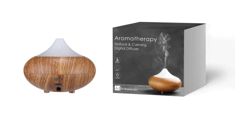 Skin Chemist Wooden Aroma Diffuser + Oils Kit: English Pear Geranium