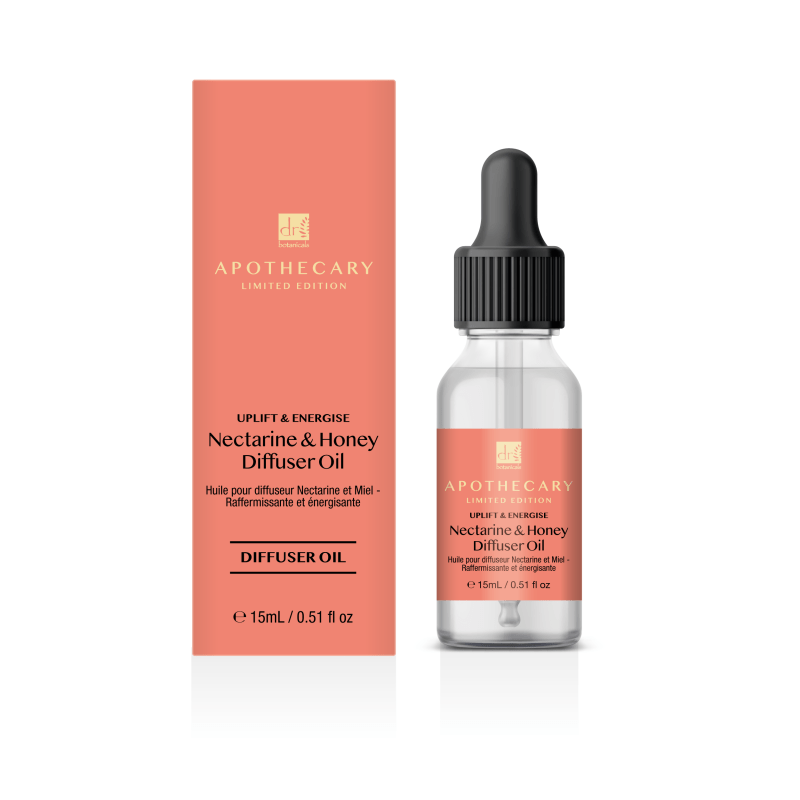 Skin Chemist Wooden Aroma Diffuser + Oils Kit: Geranium English Pear Nectarine &