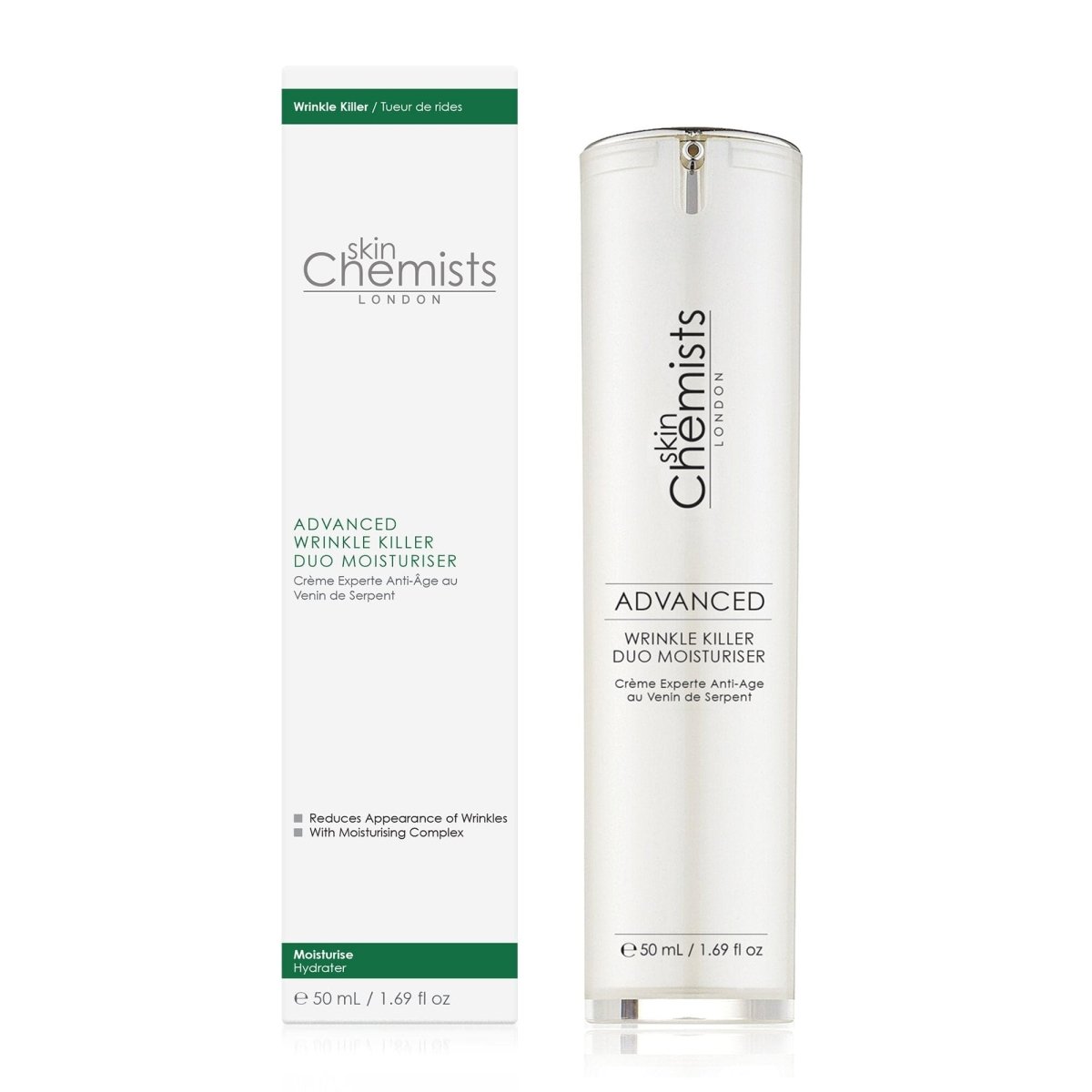Skin Chemist Wrinkle Killer Advanced Duo Moisturiser 50ml