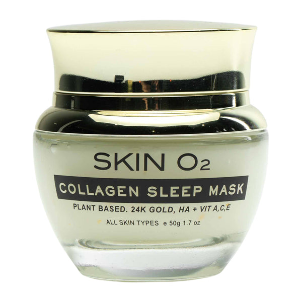skin o2 24k Gold Collagen Sleep Mask - Collagen Moisturiser Cream — Skin O2