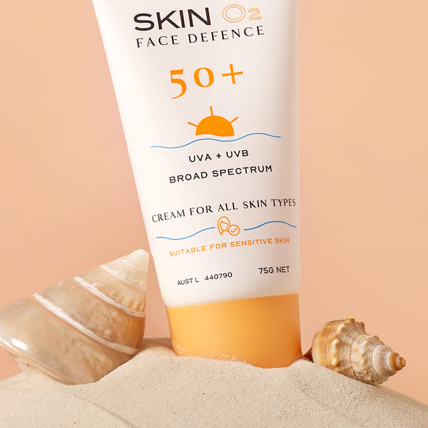 Skin O2 Face Defence 50+ Invisible Sunscreen — Skin O2