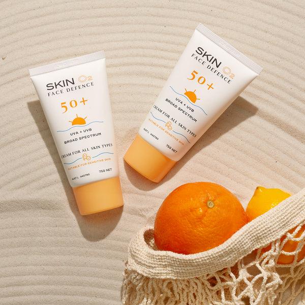 Skin O2 Face Defence 50+ Invisible Sunscreen — Skin O2