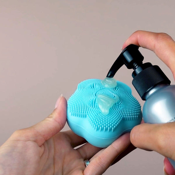 Skin O2 Facial Cleansing Brush - Silicon Facial Scrubber And Face Wash Device — Skin O2