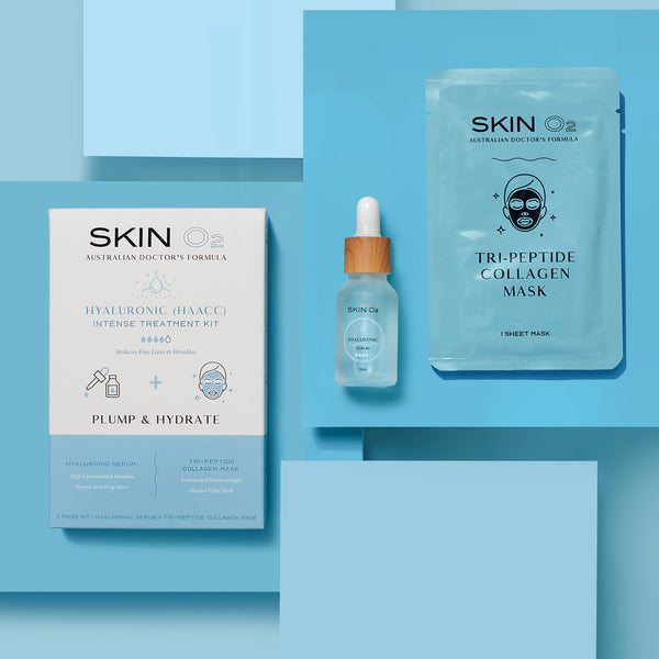 Skin O2 Hyaluronic Acid Serum & FREE Peptide Collagen Mask — Skin O2