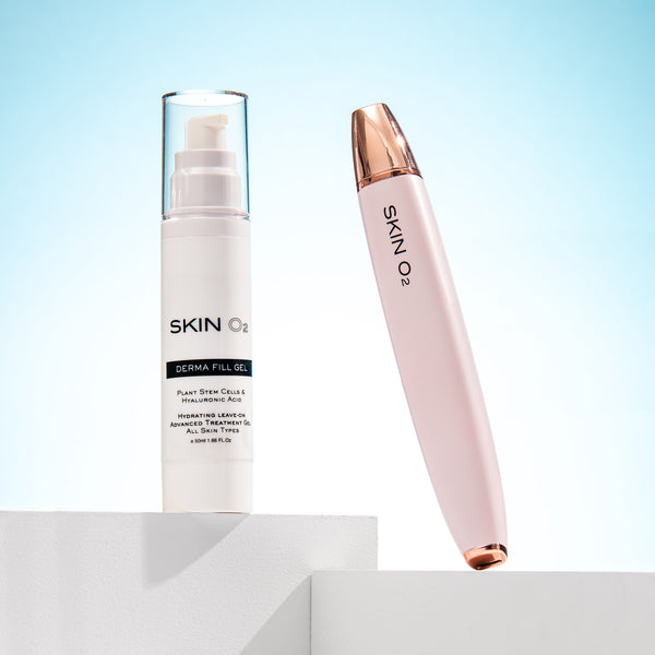 Skin O2 LED + RF Wrinkle Eraser Pen & Face Wand + Free Derma Fill — Skin O2
