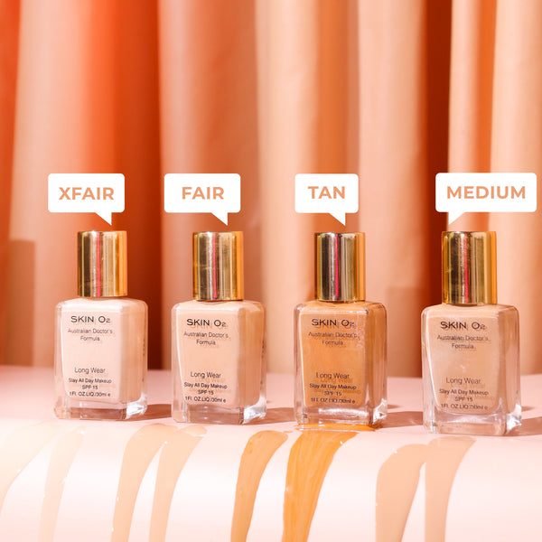 Skin O2 Long Wear Mineral Foundation - Anti-aging With SPF15 Sun Protection — Skin O2