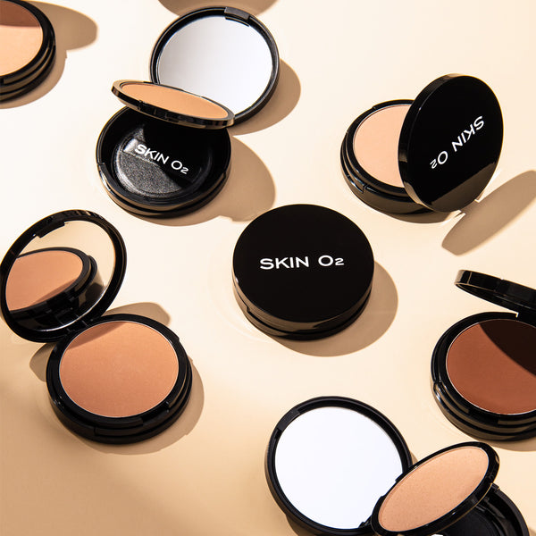 Skin O2 Mineral Foundation Compact 50+ SPF - Premium Natural Mineral Powder Makeup — Skin O2
