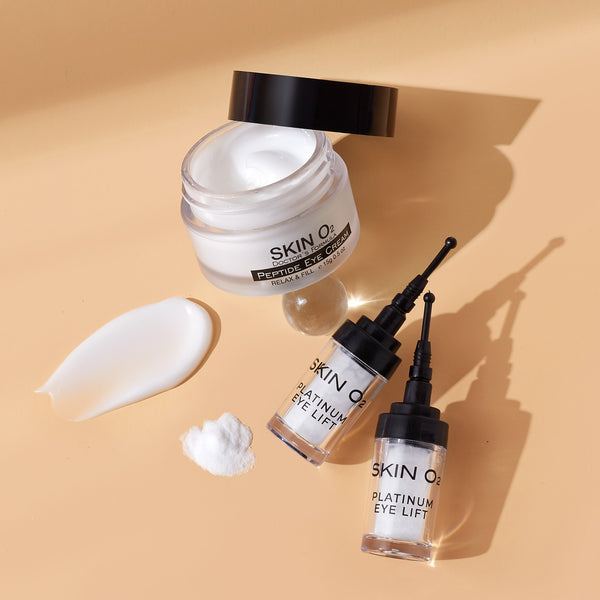 Skin O2 Peptide Anti-Ageing Eye Cream + Platinum Dark Circle Eye Cream — Skin O2
