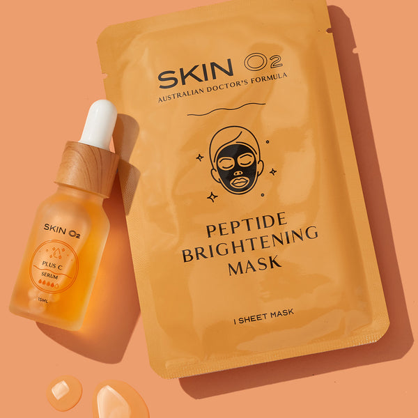Skin O2 Plus C 20% Vitamin C Serum & FREE Peptide Mask — Skin O2