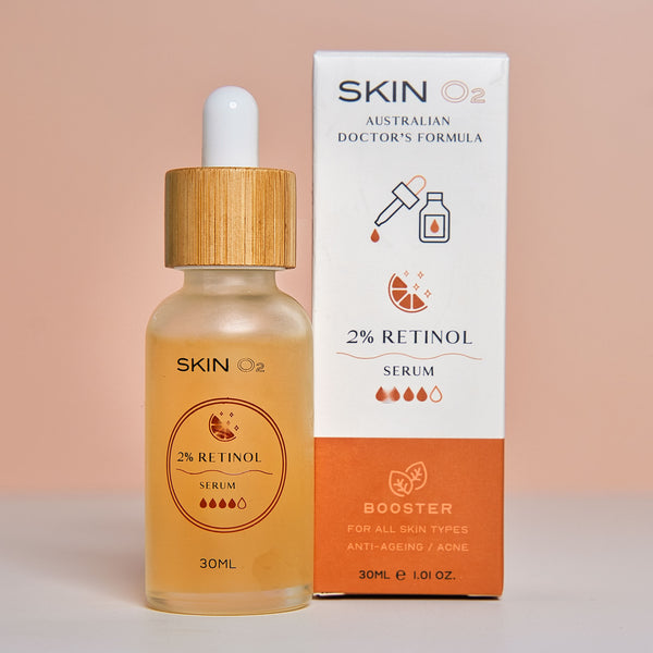 Skin O2 2% Retinol Fullerene Serum — Skin O2