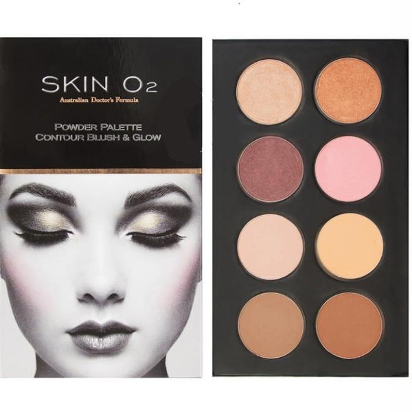 skin o2 Contour Blush & Glow Powder Palette — Skin O2