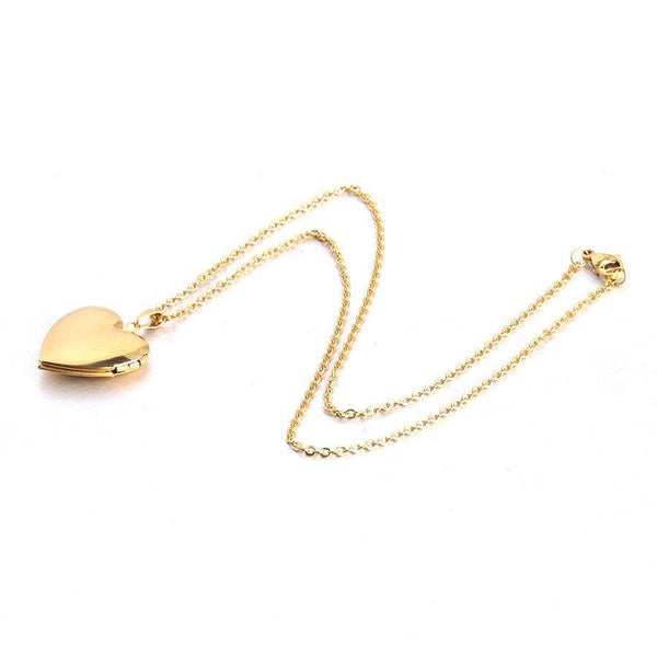 skin o2 Gold Heart Locket — Skin O2