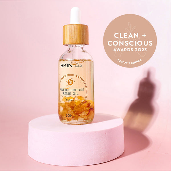 Skin O2 Multi-Purpose Rose Oil Serum — Skin O2